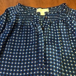 Women’s Michael Kors blue work blouse! EUC